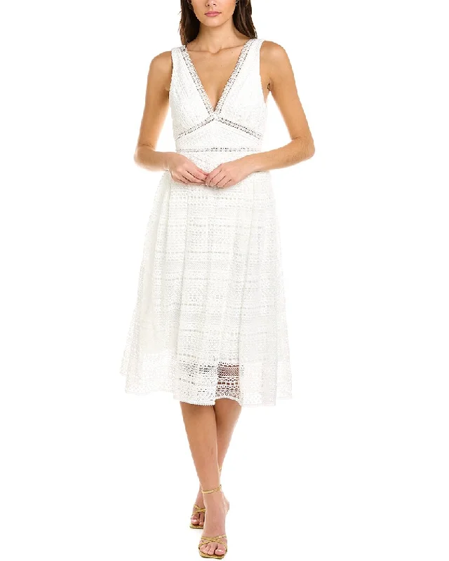 Act Now ML Monique Lhuillier Lace A-Line Dress