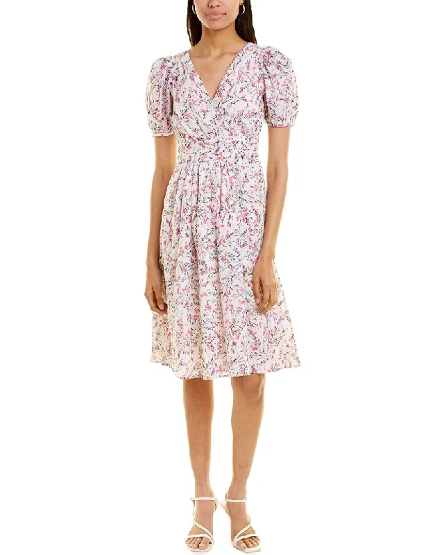 Unmissable Offer French Connection Flores V-Neck Midi Dress