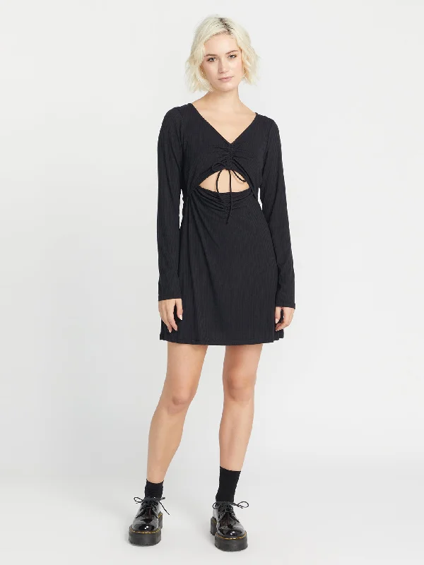 Epic Deals Go Off Girl Dress - Black