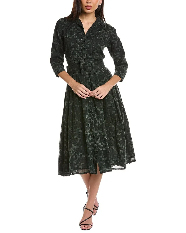 Closeout Sale Samantha Sung Patricia Wool Shirtdress