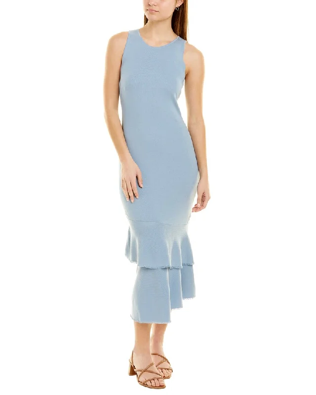 Price Cut Theory Nilimary Prosecco Maxi Dress