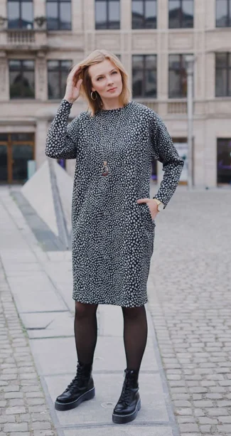 Quick Sale Lenaline Patterns Alex Dress and Sweater