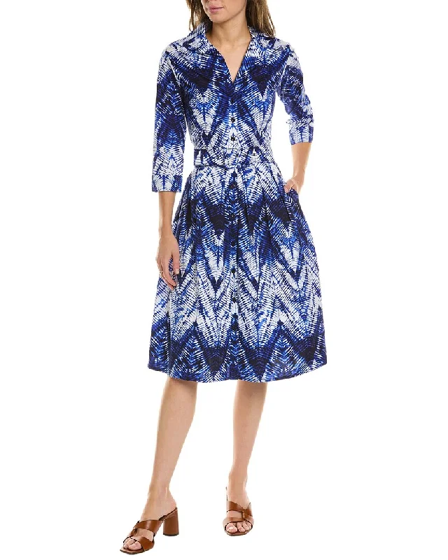 Crazy Savings Samantha Sung Audrey 1 3/4-Sleeve Shirtdress