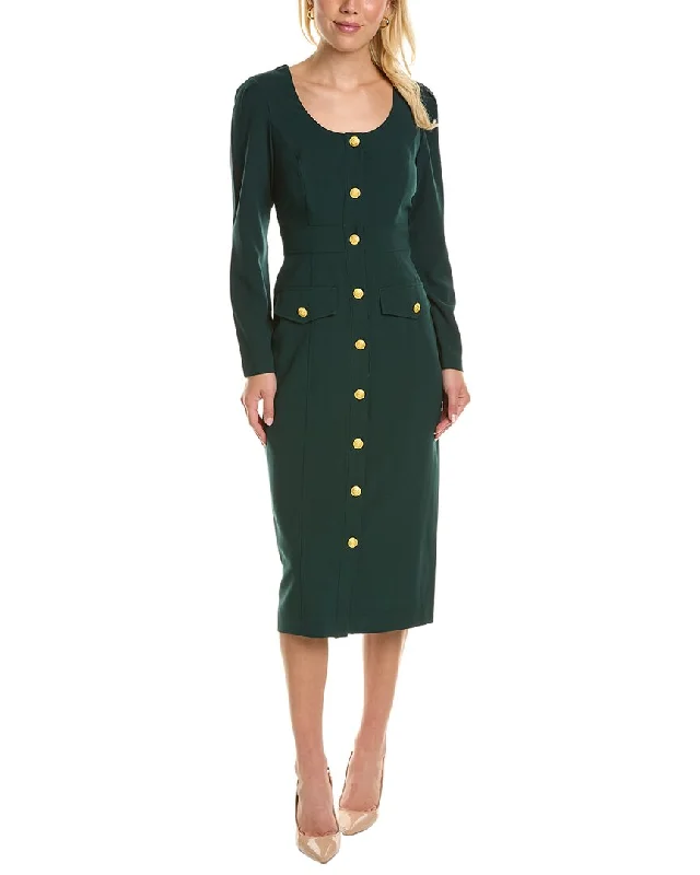 Best Bargains Taylor Crepe Midi Dress