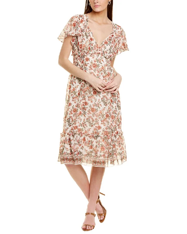 Super Bargain Max Studio Flounce Midi Dress