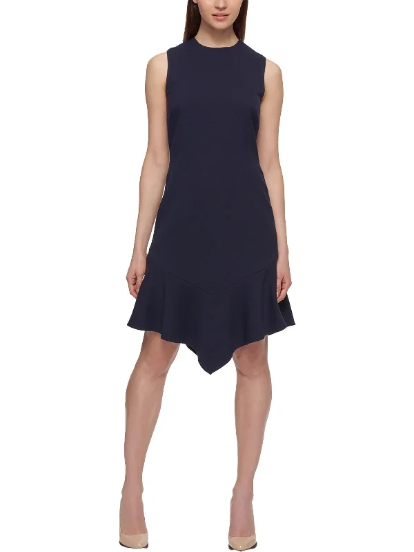 Sale Event Womens Tiered Above Knee Fit & Flare Dress