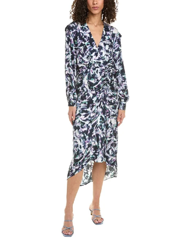 Seasonal Clearance IRO Surplice Midi Dress
