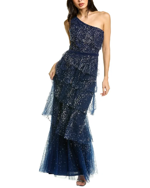 New Deals Marchesa Notte Tiered Gown