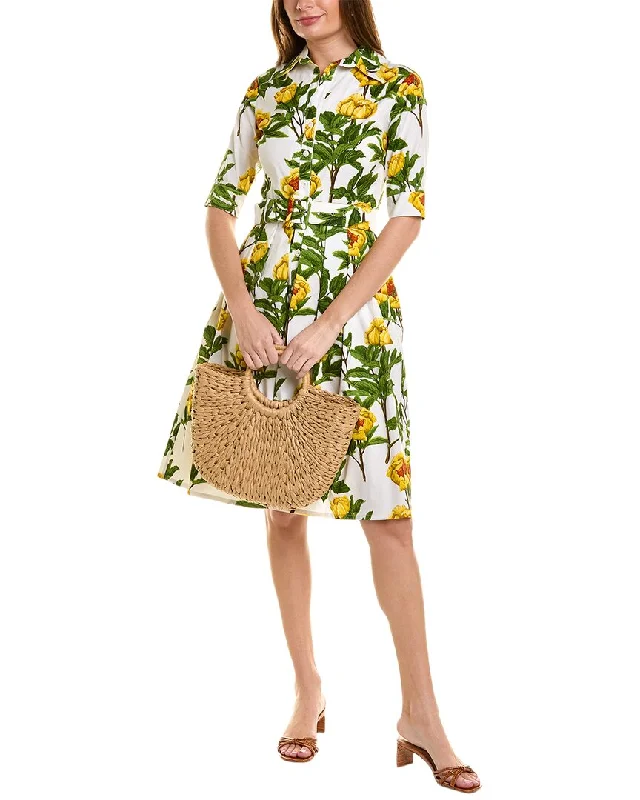 Clearance Event Samantha Sung Audrey 1 3/4-Sleeve Shirtdress