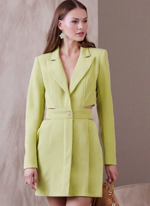 The Best Prices Vogue Blazer Dress V1936