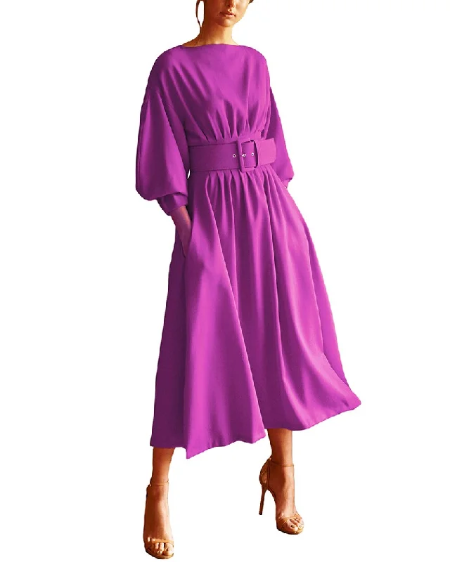 Midnight Madness BURRYCO Midi Dress