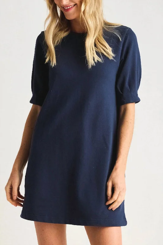 Big Discounts Gigi Terry Mini Dress In Captain Navy