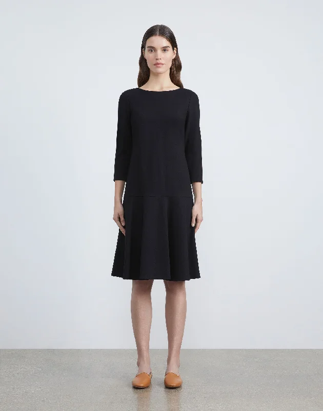 Stock Clearance Ponti Bateau Neck Dress