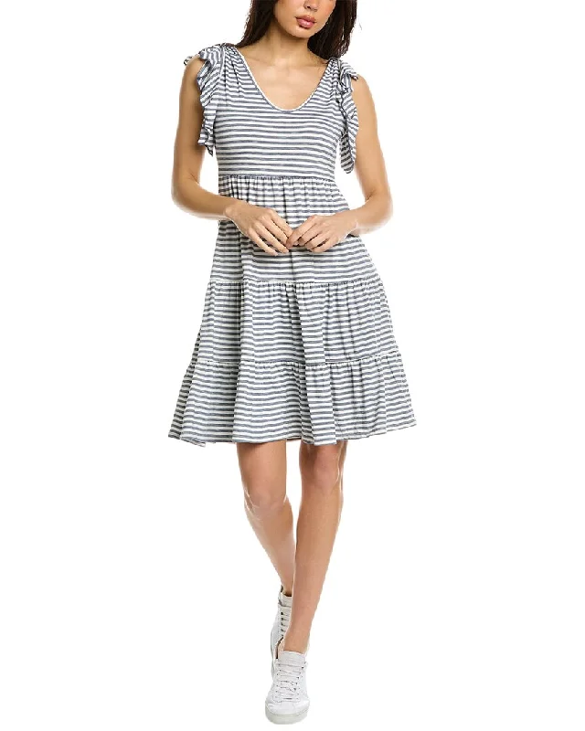Price Cut Max Studio Tiered A-Line Dress