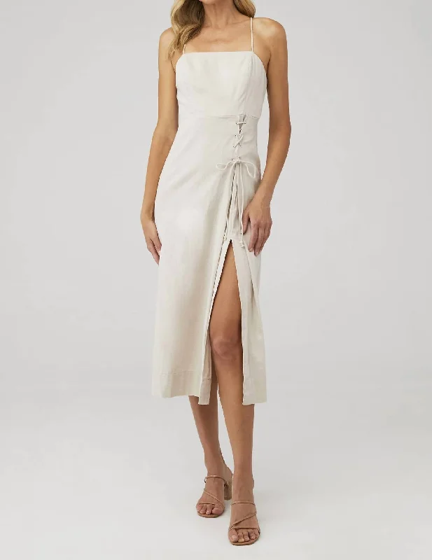 Daily Deals Francesca Midi Dress In Ocean Pearl