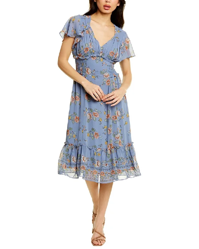 Extra Savings Max Studio Flounce Midi Dress