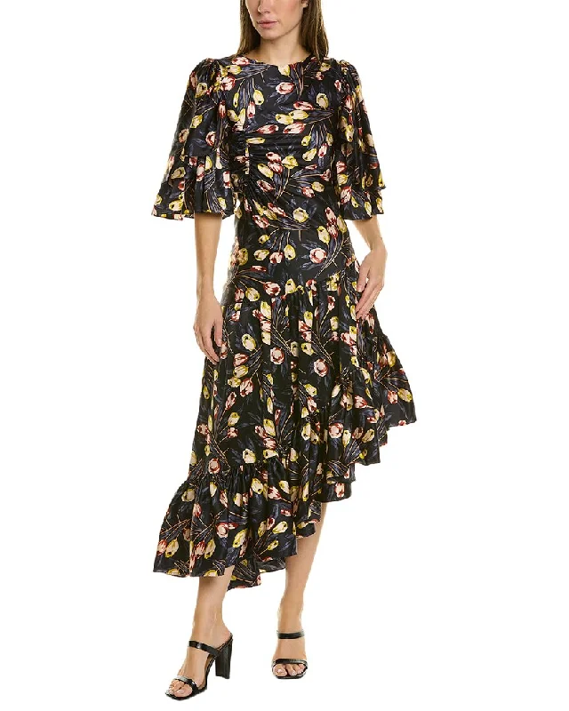 Today's Special Cinq à Sept Kossa Silk Dress