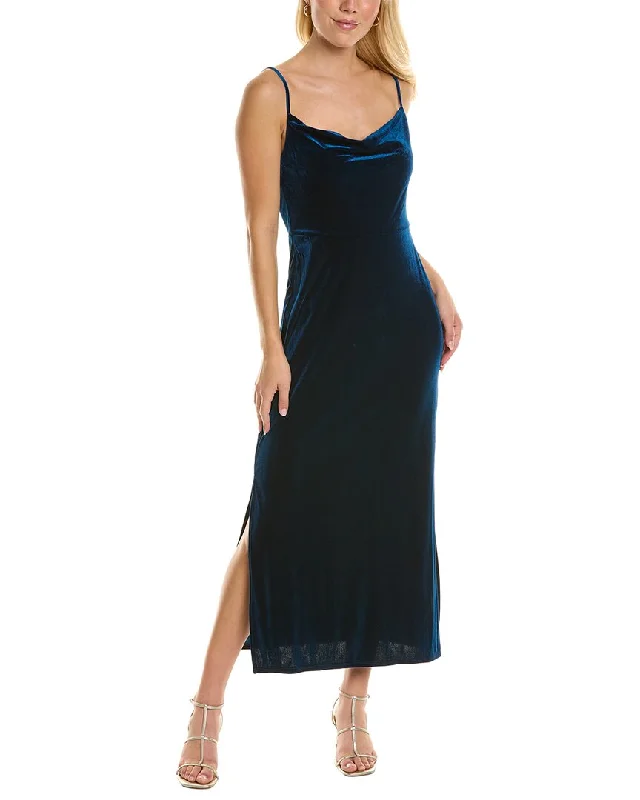 Super Sale Taylor Stretch Velvet Maxi Dress