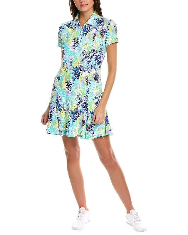 Now or Never IBKUL Godet Dress