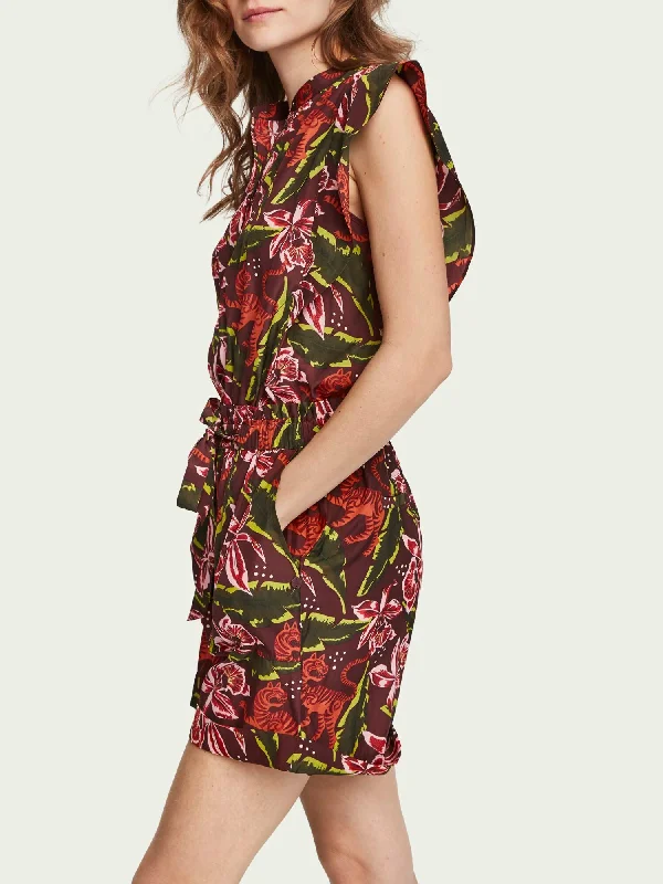 Doorbuster Deal Scotch & Soda Floral Print Playsuit