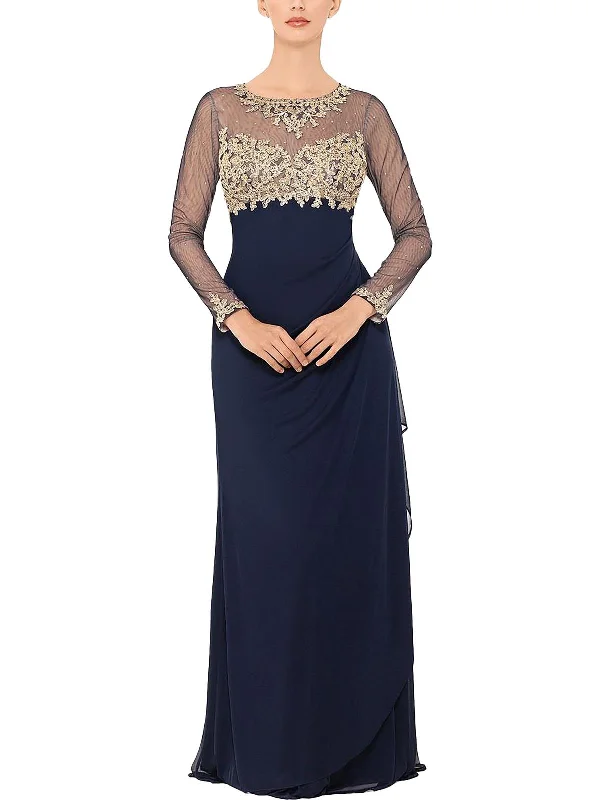 Deal of the Week Womens Embroiedered Maxi Evening Dress