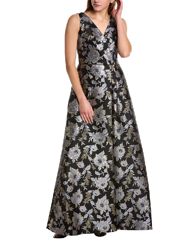 Final Sale Adrianna Papell Brocade Gown