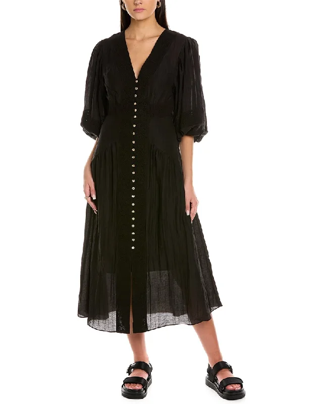 Stock Clearance Keepsake Moving On Midi Dress