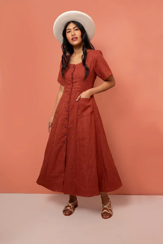 Savings Spectacular Friday Pattern Company Hughes Dress