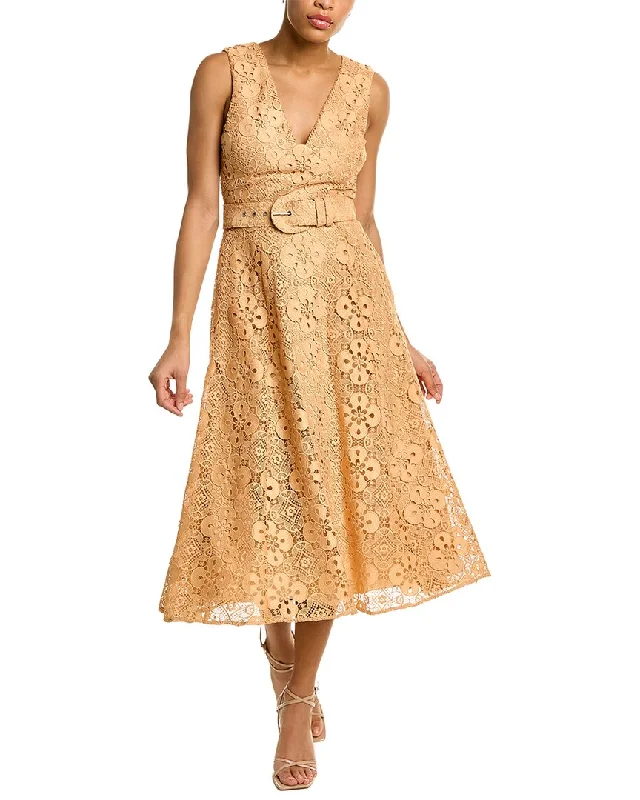Inventory Reduction Badgley Mischka Lace A-Line Dress