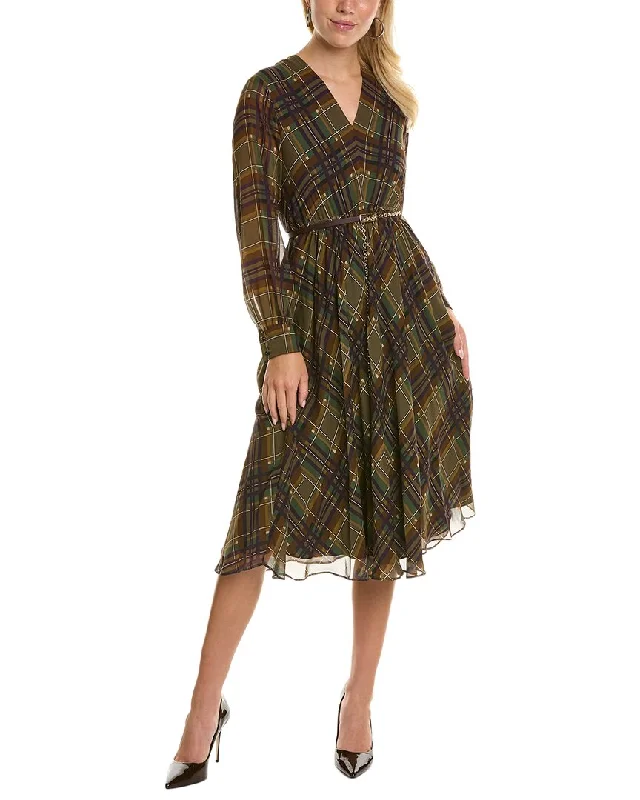 Limited Time Offer Max Mara Studio Elmi Silk Midi Dress