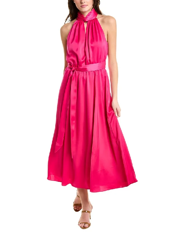 Fantastic Offers Anne Klein Twisted Halter Midi Dress