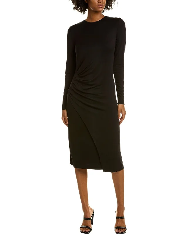 Mega Deal Vince Gathered Midi Dress