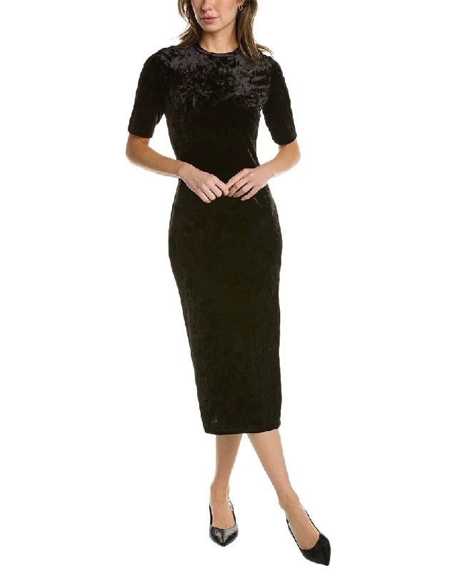 Fantastic Offers Cynthia Rowley Crushed Velvet Midi Dress