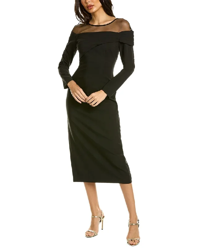 Warehouse Sale JS Collections Brinley Pleated Midi Dress