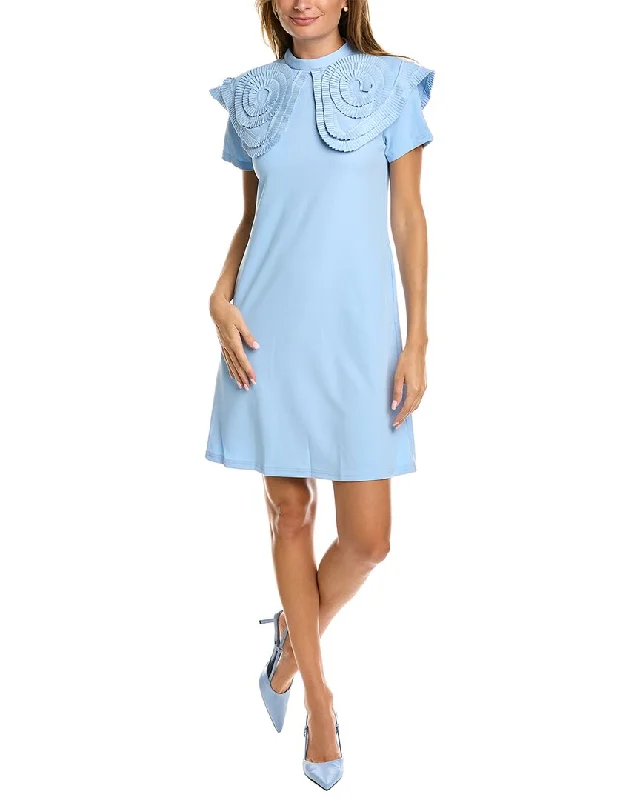 Savings Spectacular Gracia Frill Trim Shift Dress