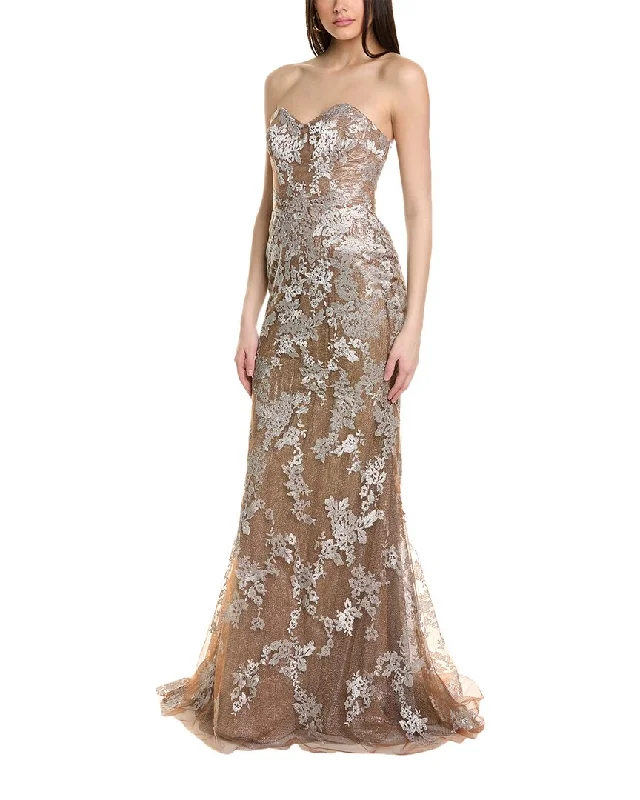 Don't Wait Rene Ruiz Strapless  Gown