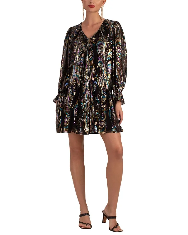 Price Rollback Trina Turk Celestial Silk-Blend Dress