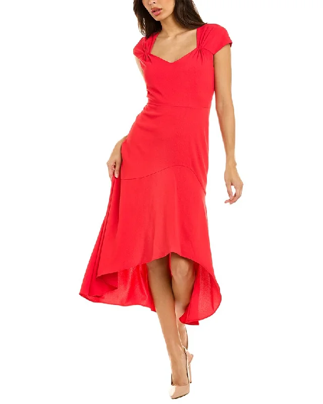 Midnight Sale Adrianna Papell High-Low Midi Dress