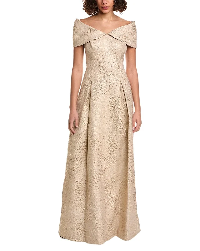 Fantastic Offers Teri Jon by Rickie Freeman Off-The-Shoulder Gown