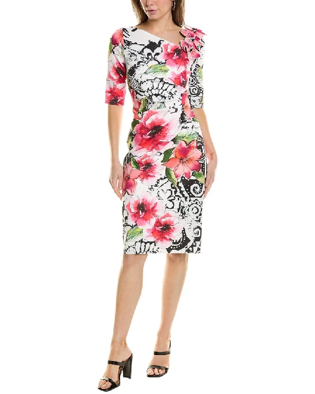 Overstock Teri Jon by Rickie Freeman Scuba Sheath Dress