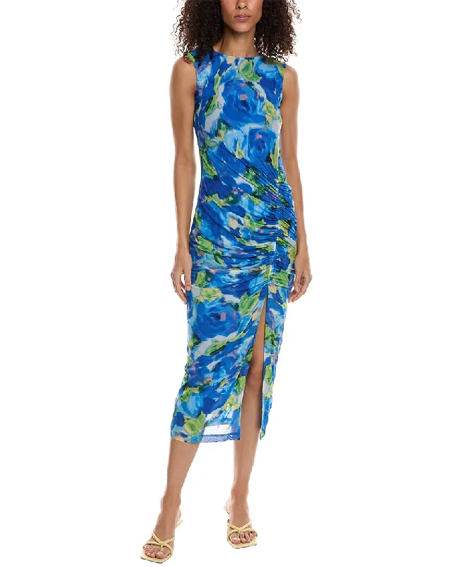 Price Meltdown Taylor Printed Mesh Maxi Dress