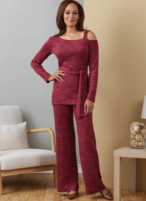 Seasonal Sale Butterick Knit Dress, Top, Skirt and Trousers B6913