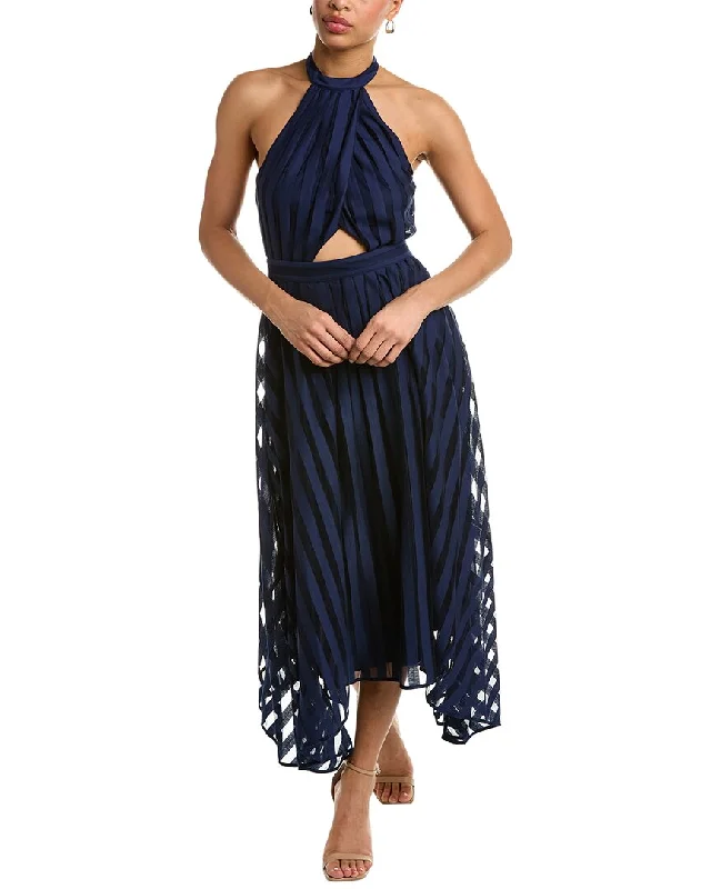 Super Sale AMUR Leonie Halter Midi Dress