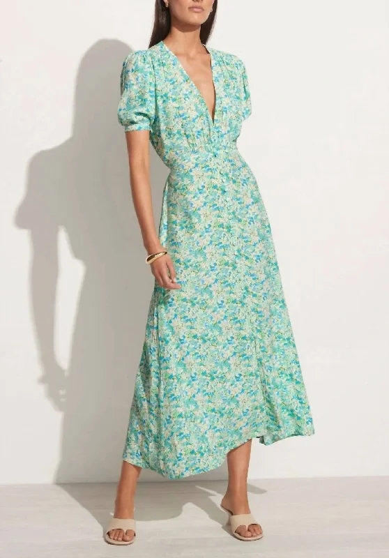 Blowout Deals Bellavista Midi Dress in Varenna Floral Print
