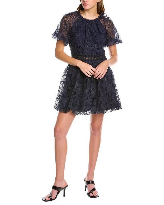 Weekend Flash Sale ML Monique Lhuillier Lace A-Line Dress
