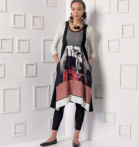 Deal Dash Vogue Top, Dress & Leggings V9108
