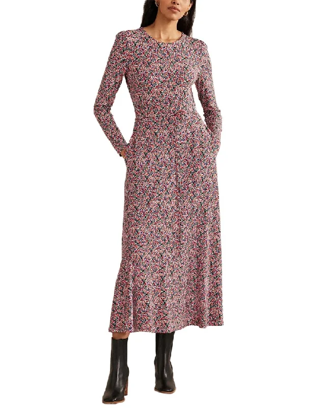 Stock Clearance Boden Skirt Detail Jersey Midi Dress