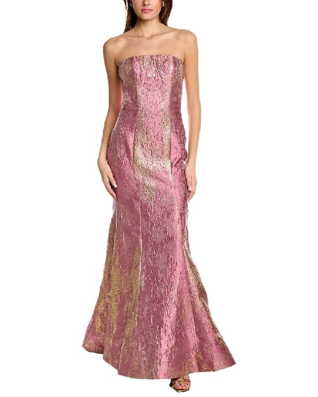 YEAR-End Sale Rene Ruiz Jacquard Mermaid Gown