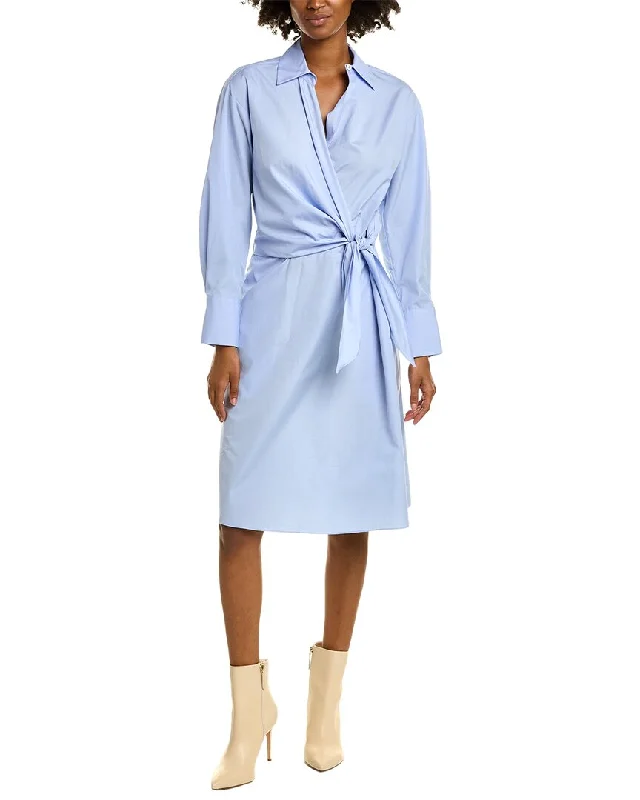 Savings Bonanza Vince Wrap Bodice Shirtdress