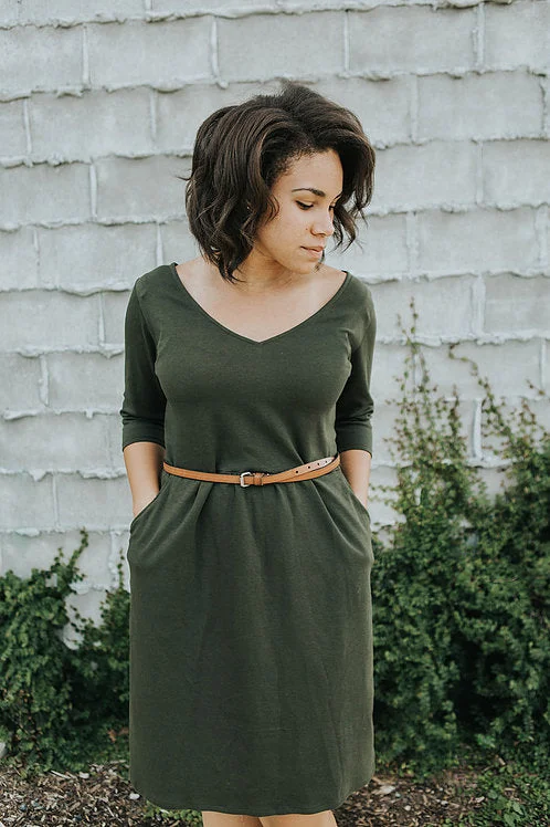 YEAR-End Sale Sew To Grow Meridan Knit Dress